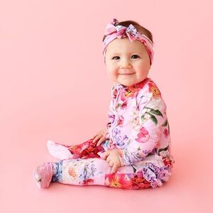 Posh Peanut Brisa - Footie Ruffled Zippered One Piece Size Newborn